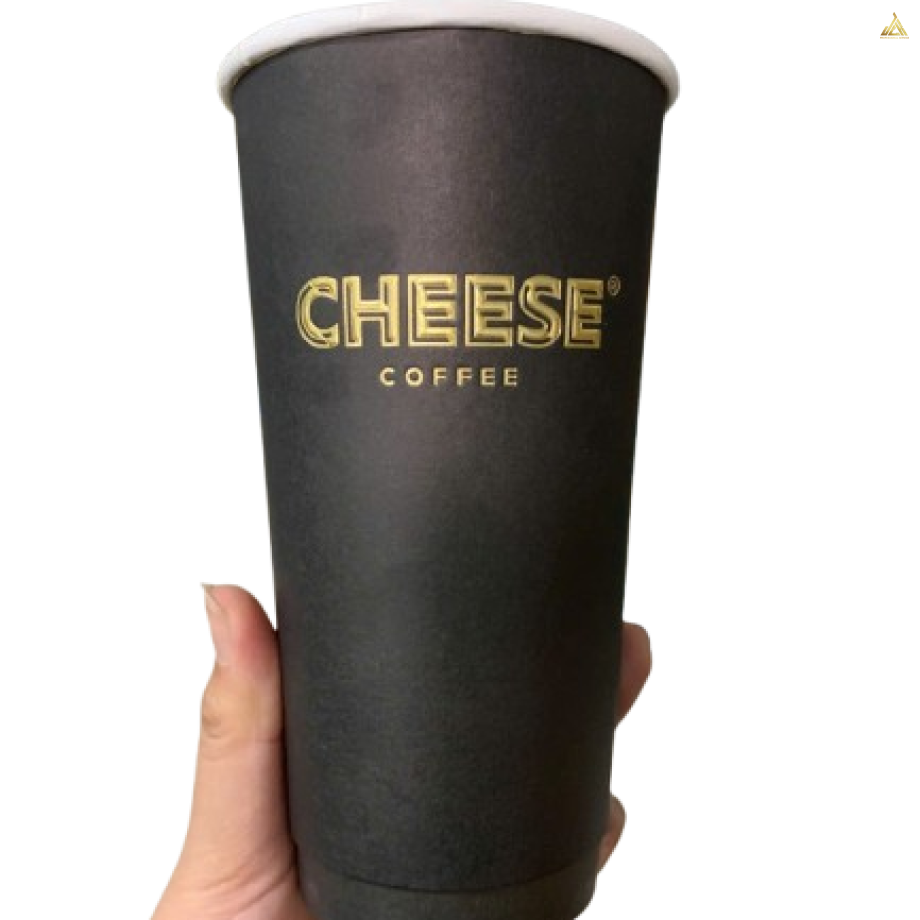 Ly Cà Phê Cheese Màu Đen